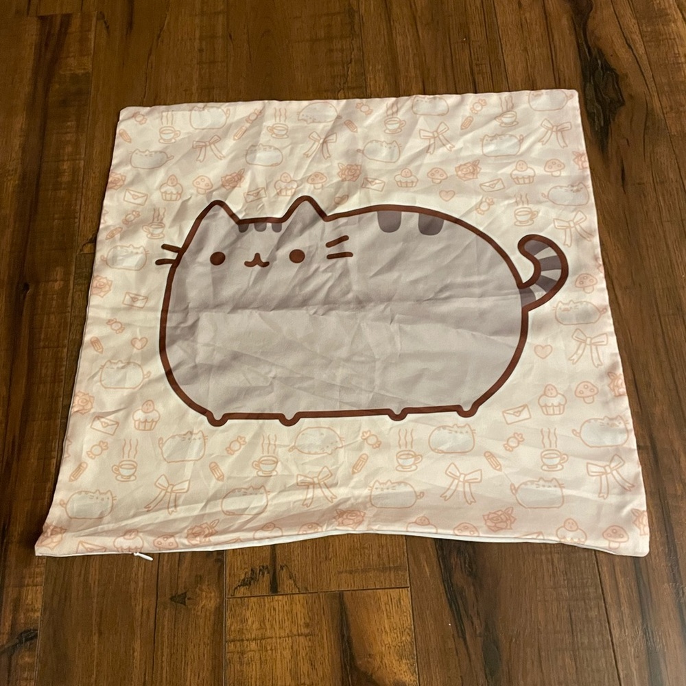 Pusheen pillowcase zipper bottom 
Brand new